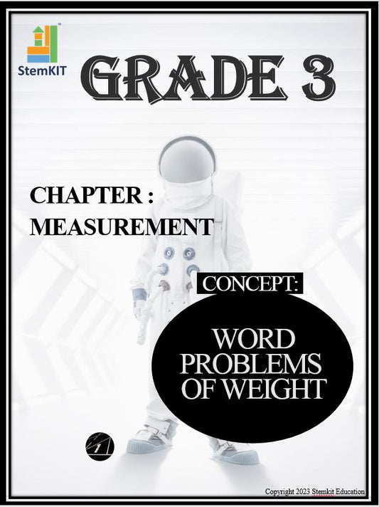 G:3 MEASUREMENT: WORD PROBLEMS OF WEIGHT