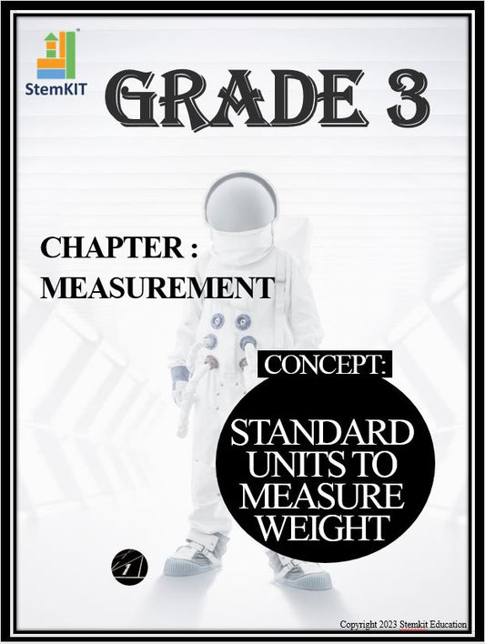 G:3 MEASUREMENT: STANDARD UNITS OF MEASURING WEIGHTS