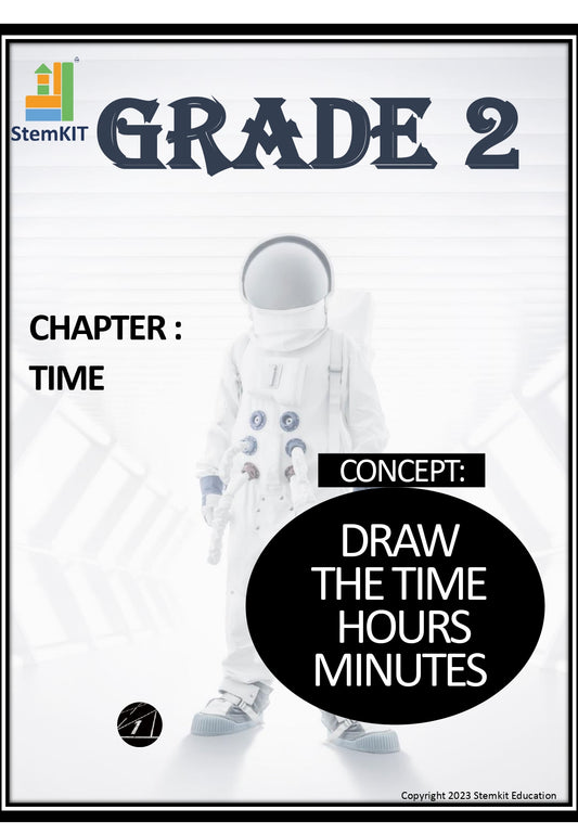 G-2 TIME : DRAW THE TIME - HOURS AND MINUTES