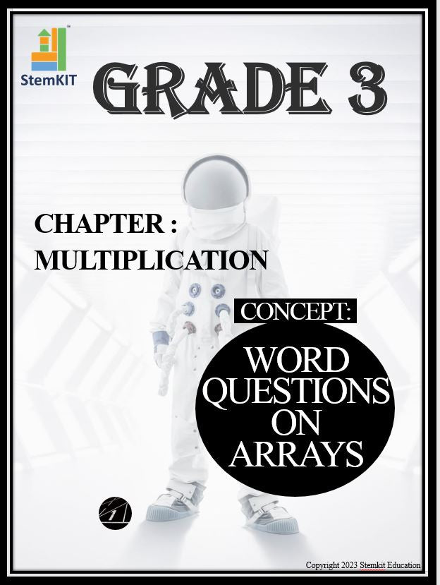 G:3 MULTIPLICATION: WORD QUESTIONS ON ARRAYS