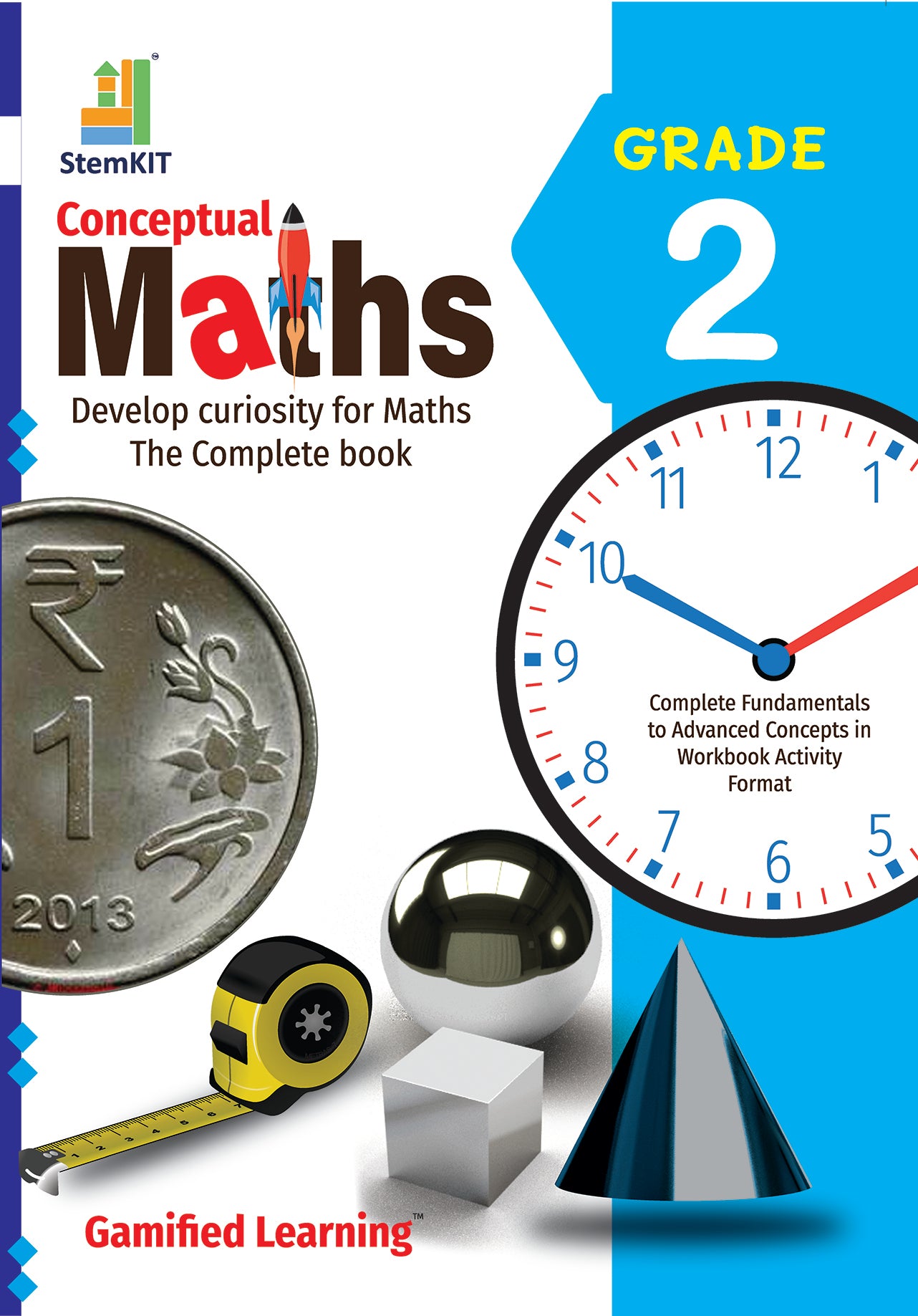 Stemkit Conceptual Maths Grade-2 CBSE/ICSE (Perfect Paperback)