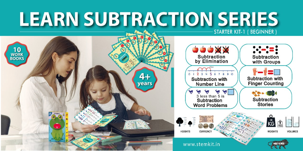 Stemkit Learn Subtraction for 4 year olds | Stemkit, Gamified Learning.